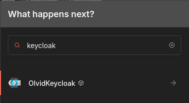 Olvid Keycloak node in n8n workflow